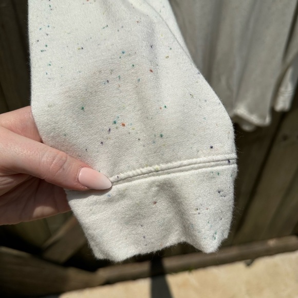 Three Dots Comfy Casual Speckled Pullover Lightweight Scoop Neck Sweater - Picture 3 of 9